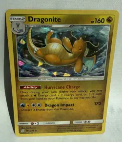 Pokemon TCG Dragonite Cracked Ice Holo 151/236 card - Image 1