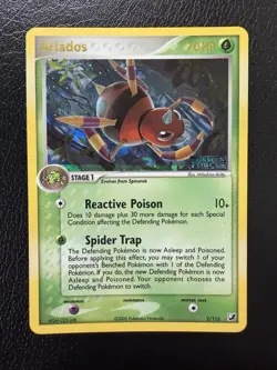 Pokemon Card TCG- Ariados Unseen Forces 2/115 Reverse Holo Stamped LP+ - Image 1