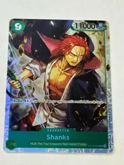One Piece CCG The Best Vol. 2 Shanks SR Holo Card ST16-004 NM - Image 1