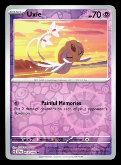 Uxie 078/191 Surging Sparks NM Reverse Holo Pokemon Card TCG - Image 1