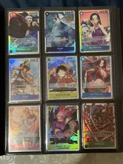 One Piece SR Card Bundle 238 Cards ENG JP OP01–OP11 + Binder Rare Lot - Image 1