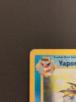 Pokemon Jungle Holo Rare Vaporeon Card 12/64 MP/HP Vintage - Image 2