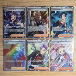 Pokemon TCG Full Art Trainer Lot. 6 Cards!! - Image 1
