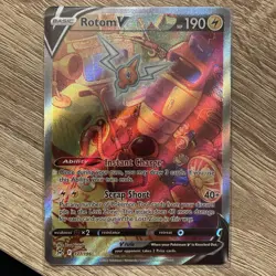 Pokemon TCG Rotom V Lost Origin Alternative Art Card 177/196 - Image 1