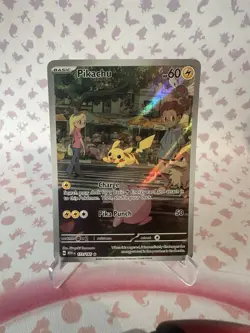 Pikachu 173/165 SV: MEW EN-151 Illustration Rare Pokemon Card (1) - Image 1