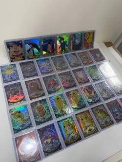 POKEMON TOPPS 1999 LOT OF 34 - EVERY CARD IS RAINBOW FOIL LP TO NM TV ANIMATION - Image 4
