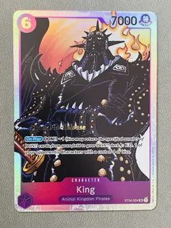 King ST04-004 Super Pre-Release Starter Deck 4: English Gold Foil Stamped Card - Image 1