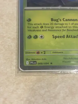 Pokemon Genesect 008/094 Best Buy Phantasmal Flames Stamped Promo Card-Sealed - Image 5