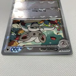 Cinccino Black Bolt Pokeball Reverse Holo Card 076/086 Pokemon TCG - Image 3