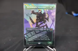 MTG Michelangelo Improviser TMNT TMT foil #0219 Mythic Borderless Legendary NM - Image 1