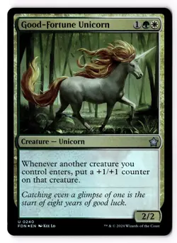 Good-Fortune Unicorn 240 Foundations Foil NM - Image 1