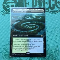 TURBULENT WILDERNESS Rare Extended Art Foil SOC NM MTG - Image 1