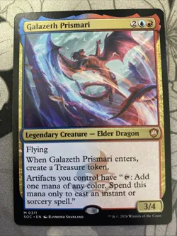 x1 Galazeth Prismari M MTG Commander: Secrets of Strixhaven M/NM, English - Image 1