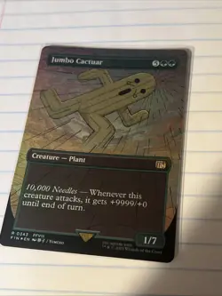 Jumbo Cactuar (Borderless) Final Fantasy Foil - Image 1