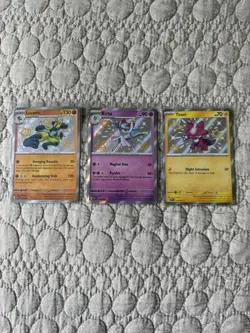 Pokemon Paldean Fates Baby Shiny Lot / 3 Cards NM - Lucario, Kirlia, Toxel - Image 1
