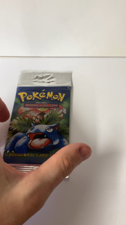 Pokemon Base Set Venusaur Artwork Sealed Booster Pack WOTC 1999 long crimp/foil - Image 2
