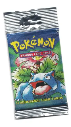 Pokemon Base Set Venusaur Artwork Sealed Booster Pack WOTC 1999 long crimp/foil - Image 4