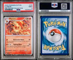POKEMON PSA 9 FLAREON FULL ART #167 PROMO PRISMATIC EVOLUTION ENGLISH 2025! - Image 3
