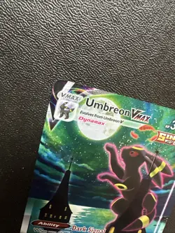 Pokemon TCG Sword And Shield Evolving Skies Umbreon Vmax 215/203 Moonbreon Rare - Image 5