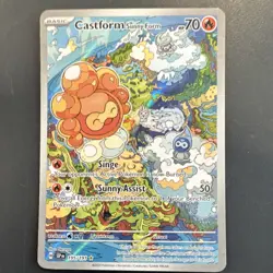 Pokemon Castform Sunny Form 195/191 Surging Sparks Holo Illustration Rare🔥🔥 - Image 1