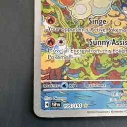 Pokemon Castform Sunny Form 195/191 Surging Sparks Holo Illustration Rare🔥🔥 - Image 5