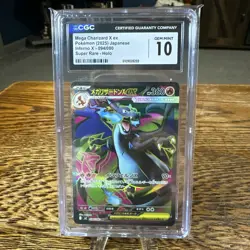 Pokemon Mega Charizard X ex #094/080 Japanese Inferno X SR CGC 10 GEM MINT - Image 1