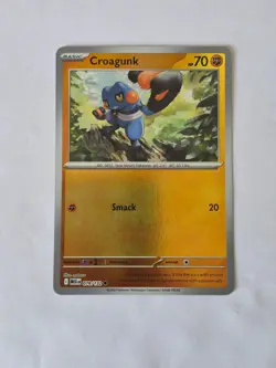 Croagunk 078/132 Common Mega Evolution Pokemon Reverse Holo Near Mint - Image 1