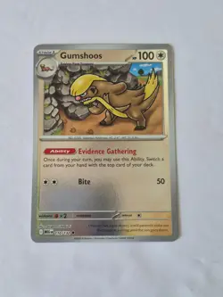 Gumshoos 110/132 Uncommon Mega Evolution Pokemon Reverse Holo Near Mint - Image 1