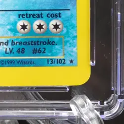 Vintage Classic Pokemon Poliwrath Base Set 13/102 Holo Unlimited CGC 7.5 NM+ - Image 4