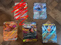 Pokemon Phantasmal Flames Ultra Rare Bundle X4 Inc. mega sharpedo - Image 1