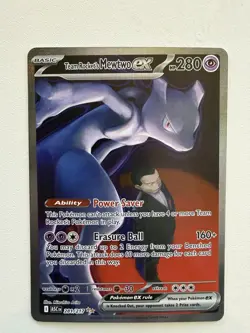 Pokemon Ascended Hero’s Team Rockets Mewtew ex 281/217 - Image 2