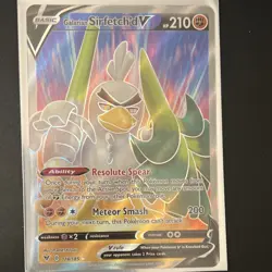 Pokemon Galarian Sirfetch'd V 174/185 Vivid Voltage Holo Ultra Rare - Image 1