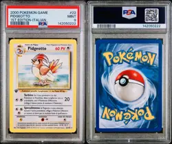 POKEMON PSA 9 PIDGEOTTO 22/102 SET BASE 1st PRIMA EDIZIONE ITALIANO LOW POP!🌍 - Image 3