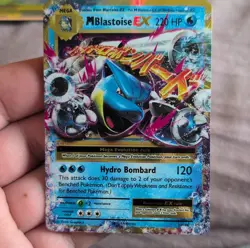 Pokemon M Blastoise EX Ultra Rare Holo Evolutions Mega 22/108 220 HP - Image 1