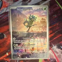 Pokemon Teal Mask Ogerpon Promo Holo Basic Grass 110 HP SV 123 English - Image 1