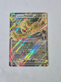 Team Rocket's Persian ex 150/182 Double Rare Destined Rivals Pokemon Holo NM - Image 1