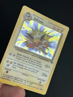 Pokemon TCG Jolteon 4/64 Jungle Holo Rare Unlimited 1999 MP - Image 3