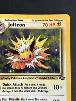 Pokemon TCG Jolteon 4/64 Jungle Holo Rare Unlimited 1999 MP - Image 4