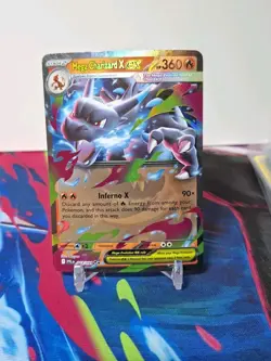 2025 Pokemon TCG ME02 Phantasmal Flames Mega Charizard X Ex 13 NM - Image 1