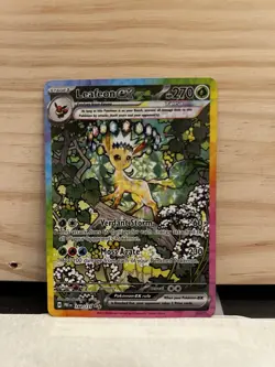 Pokemon Leafeon Ex 144/131 Prismatic Evolutions Holo 270 HP Special Illustratio… - Image 1