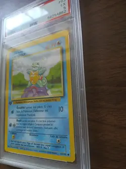 1999 Pokemon French Base Set 1st Edition Carapuce Squirtle 63/102 PSA 5 EX WOTC - Image 3