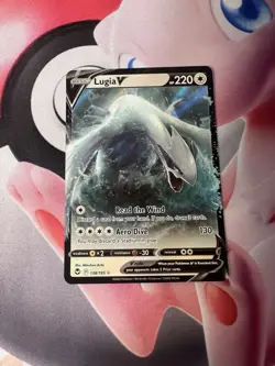 Lugia V 138/195 Pokemon TCG Ultra Rare SWSH12: Silver Tempest Near Mint - Image 1