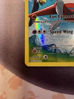 Pokemon TCG 2015 Latias XY78 XY Black Star Promo Full Art Holo MP - Image 3