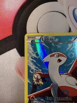 Pokemon TCG 2015 Latias XY78 XY Black Star Promo Full Art Holo MP - Image 4