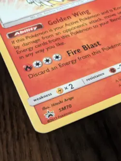 Pokemon TCG Shining Ho-Oh SM70 Promo LP - Image 3