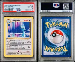POKEMON PSA 8 DRAGONAIR 18/102 SET BASE 1st PRIMA EDIZIONE ITALIANO 2000! - Image 3