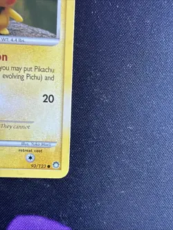 Pichu Pokemon Diamond & Pearl Mysterious Treasures #93 2007 NM/LP - Image 4