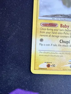 Pichu Pokemon Diamond & Pearl Mysterious Treasures #93 2007 NM/LP - Image 5