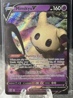 Mimikyu V 62/163 Holo Ultra Rare Pokemon TCG Battle Styles - Image 1