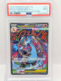 Mega Charizard X ex #023 Ultra-Premium Collection PSA 9 Gem Mint Pokemon TCG - Image 1